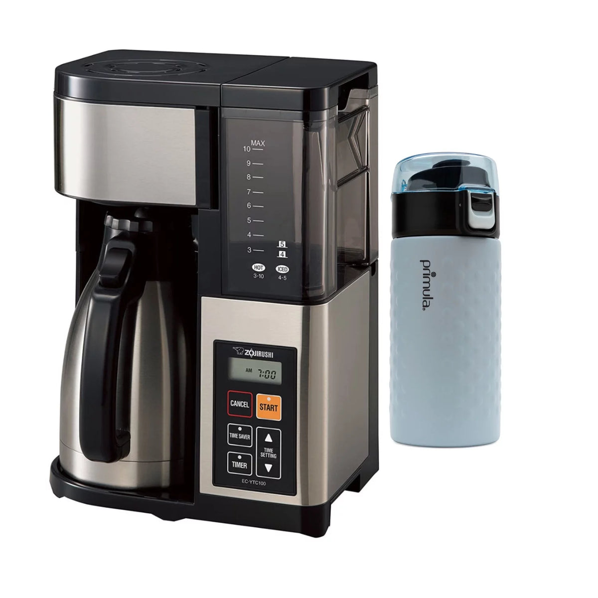 10-Cup Coffee Maker (Stainless Steel, Black) G741534