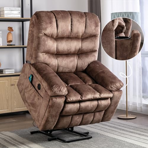 Green Grey Power Lift Recliner T39045