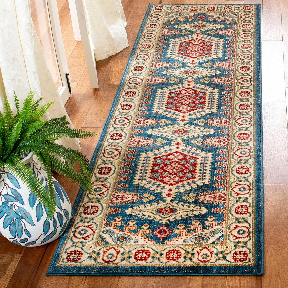 8' x 10' Red Ivory Traditional Oriental Area Rug U354