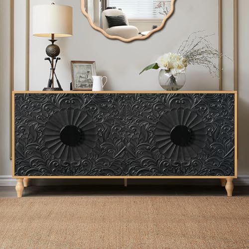 63" Sideboard Buffet with Storage Cabinet S6112