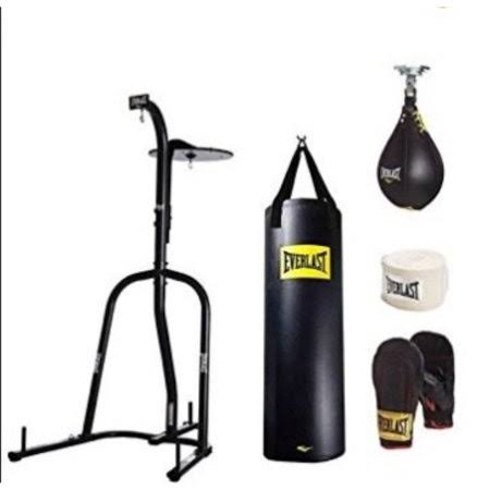 Dual Station Heavy Bag Stand with Speedbag D276