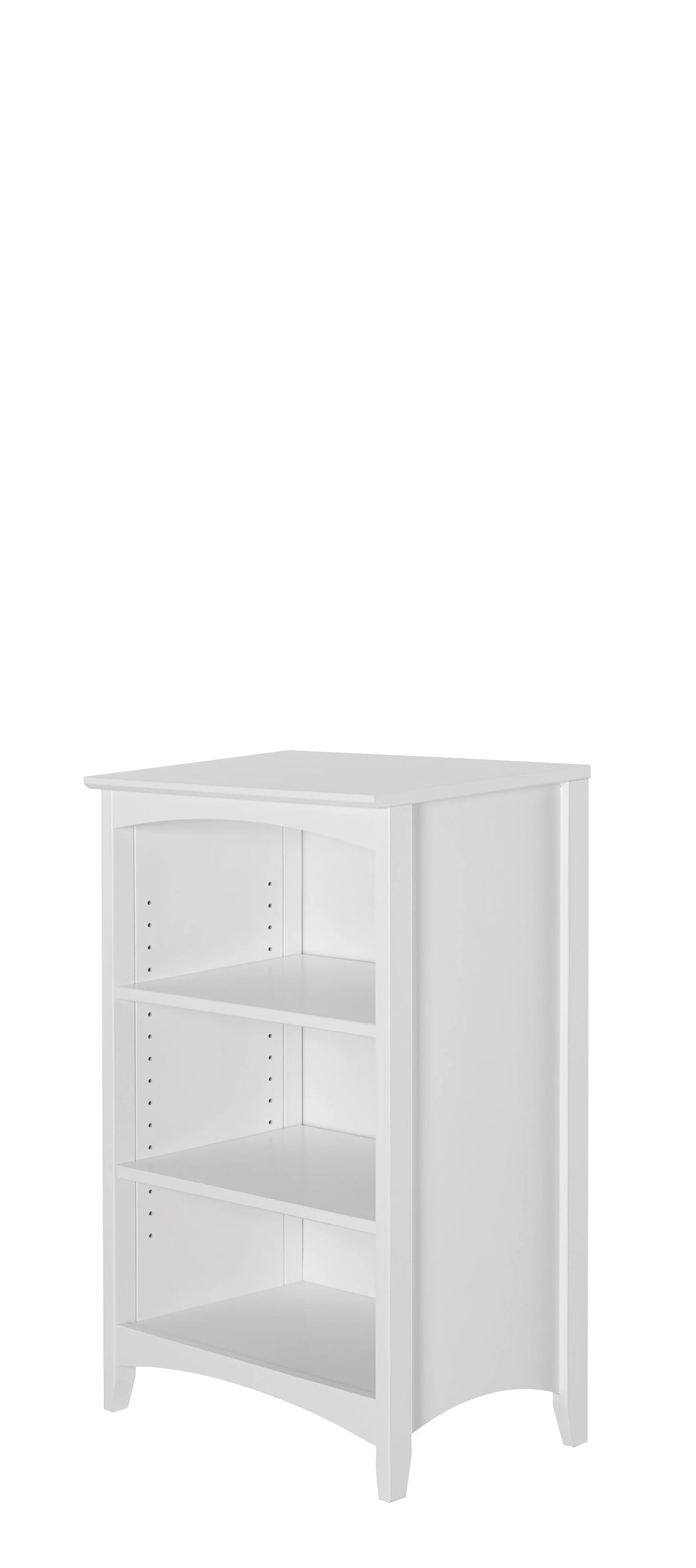 White Finish Shaker Style Bookcase H7968
