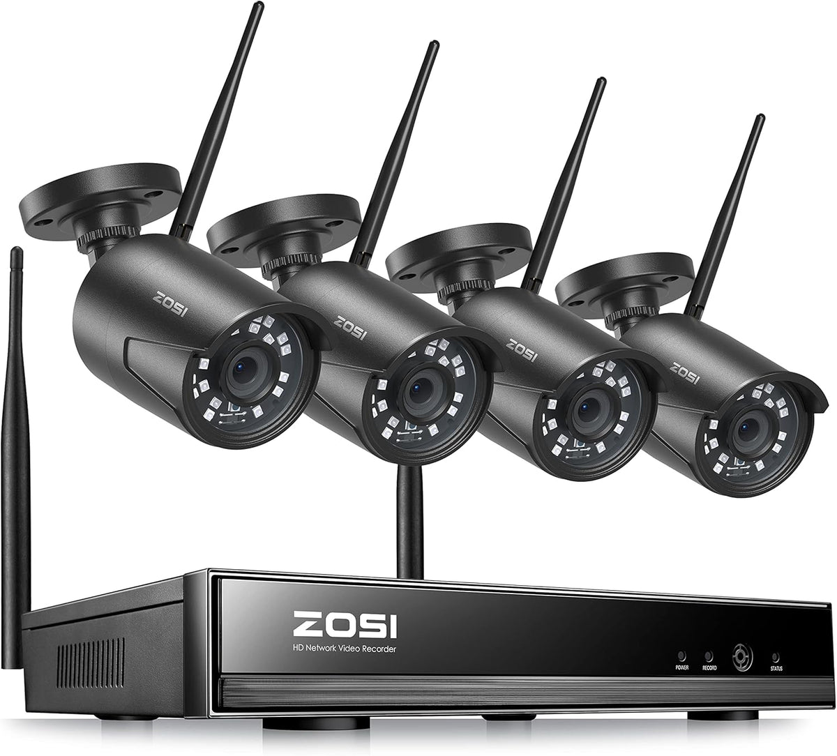 1080p 8 Channel Security Camera System with 4 Bullet Cameras X403817