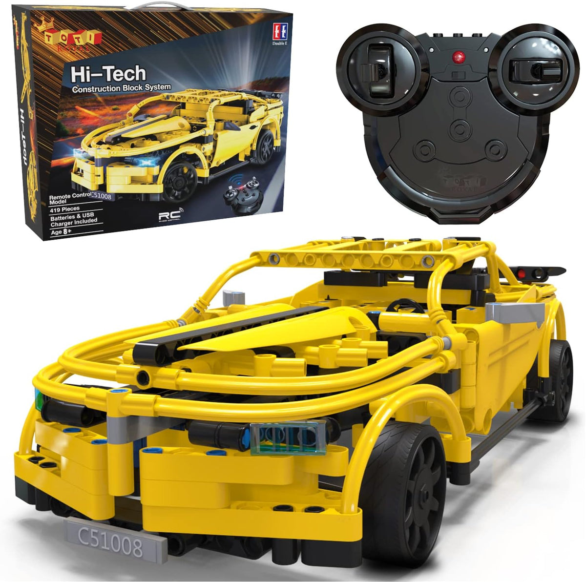 421pcs RC Car Kit STEM Building Toys Q48500