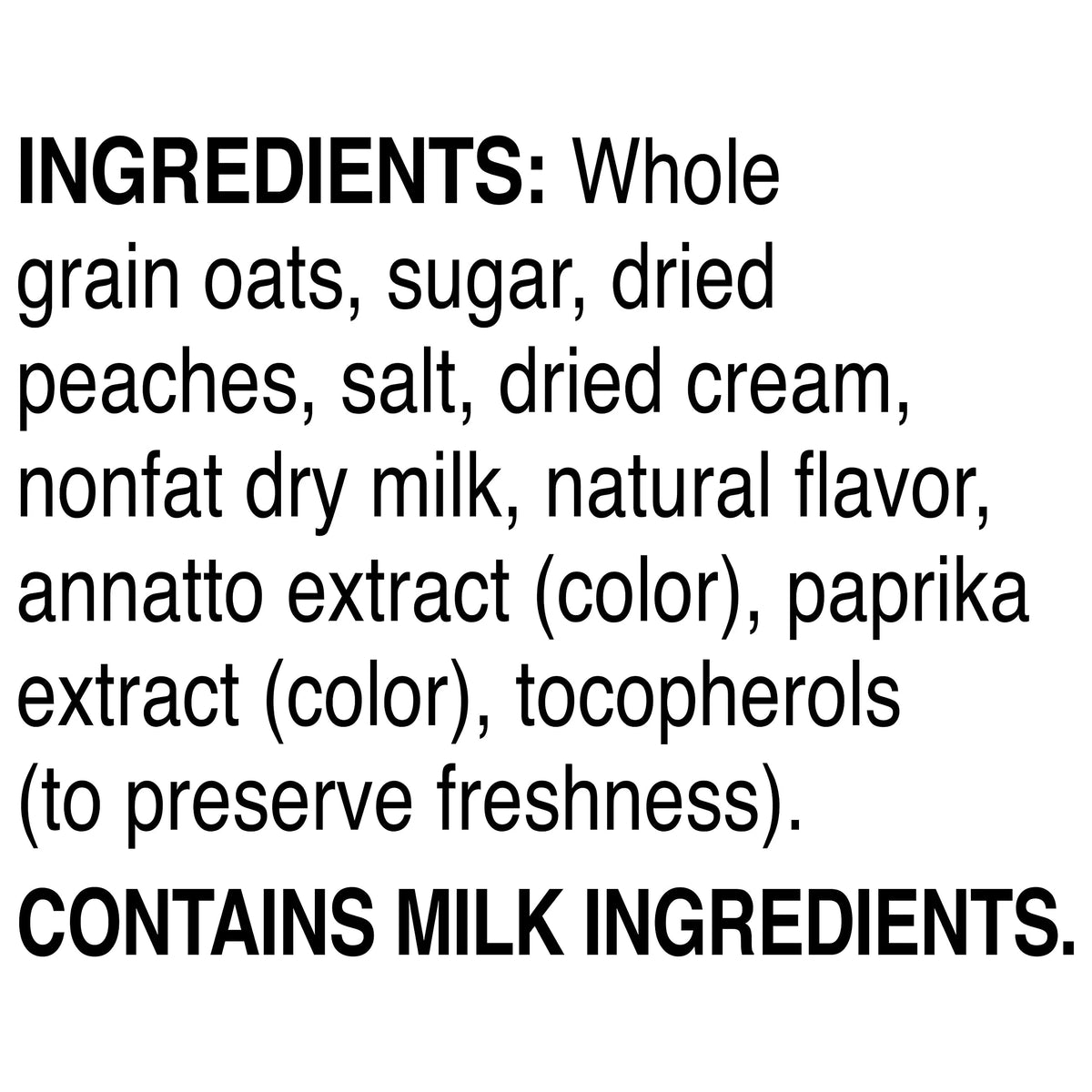 Peaches & Cream Instant Oatmeal (Pack of 2) L5120