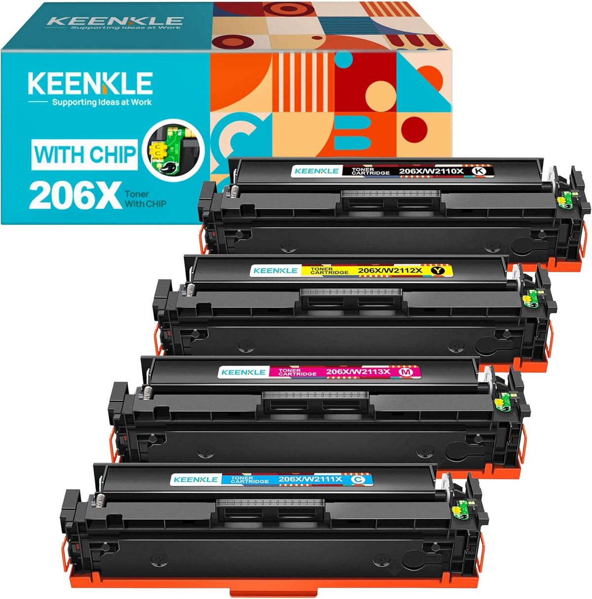 Compatible Toner Cartridge Replacement 4 Pack Z28020