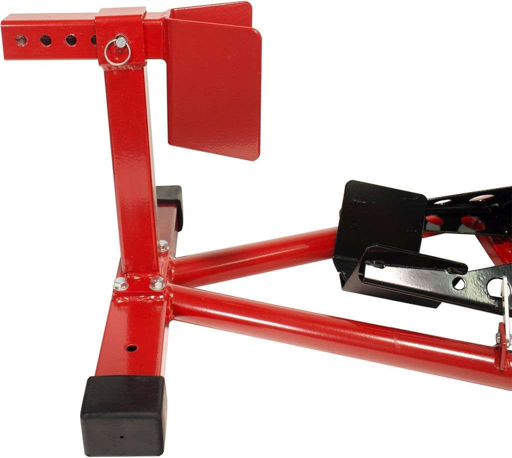 Motorcycle Wheel Chock Locking & Adjusting Stand fits 16" - 21" Tire S86817