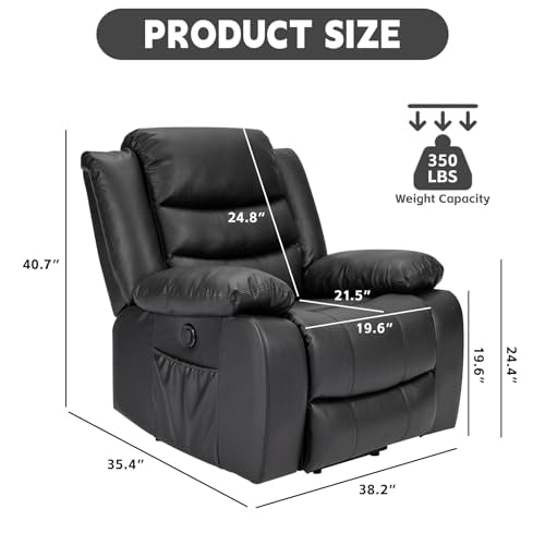 Brown Leather Power Lift Recliner Chair with Massage and Heating M828