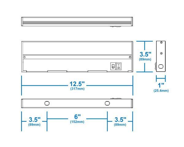 White Selectable LED Under Cabinet Light Z86698