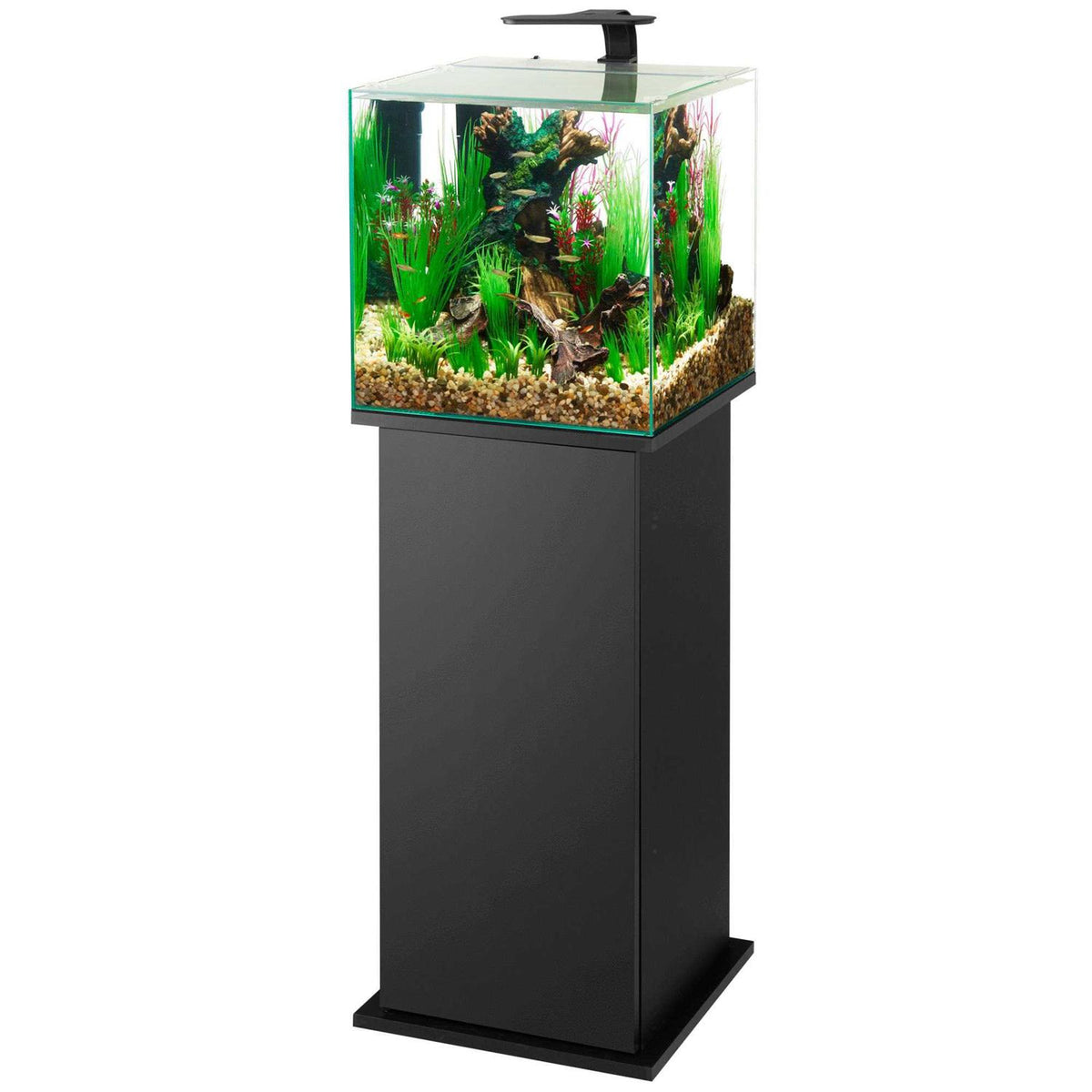 Black Pedestal Aquarium Stand Z4345