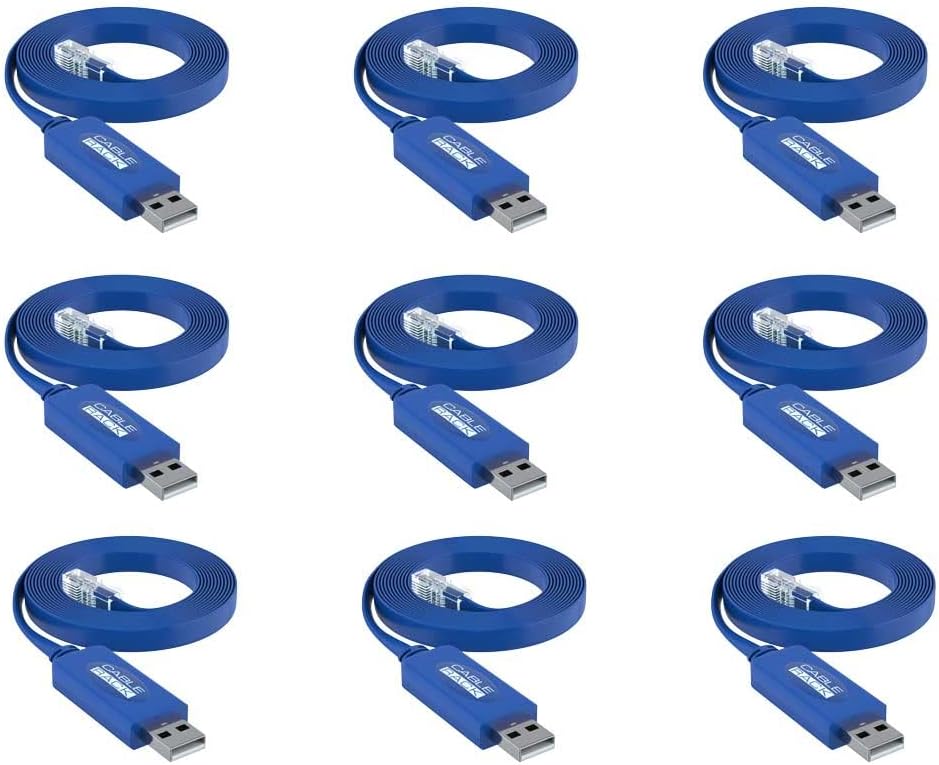 6ft USB to RJ45 Console Cable 10-Pack Z5095