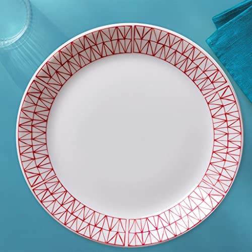 12-Pc Dinnerware Set, Service for 4, Glass Plate & Bowl Set G102962