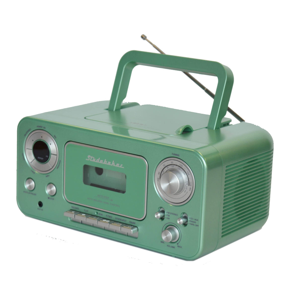 Portable Stereo CD Player with AM/FM Radio and Cassette Player/Recorder W545