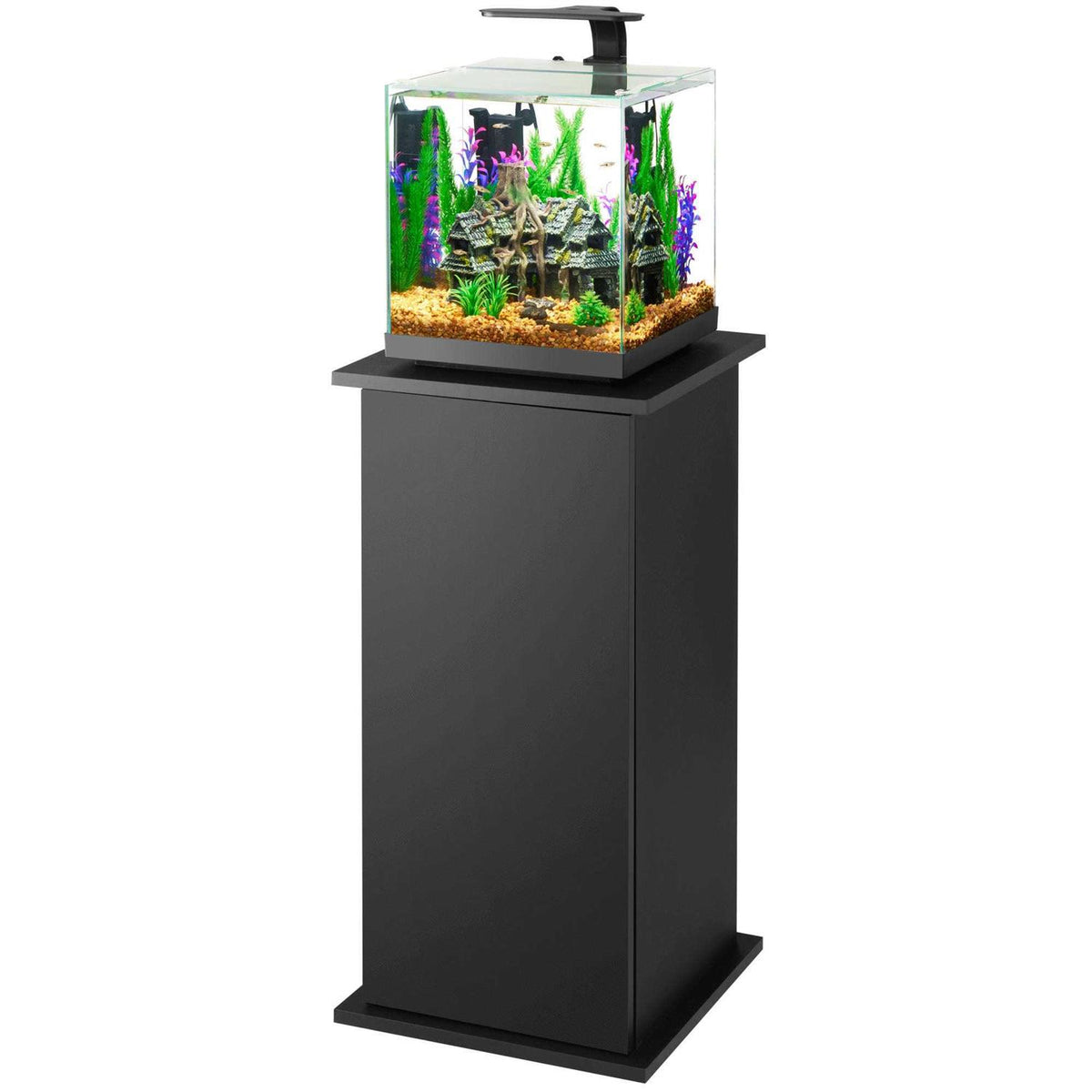 Black Pedestal Aquarium Stand Z4345