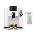 Piano White Automatic Espresso Machine with Glass Milk Container Y4449