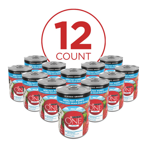 13 oz Cans (12 Pack) Soft Lamb Long Grain Rice Wet Puppy Dog Food P876