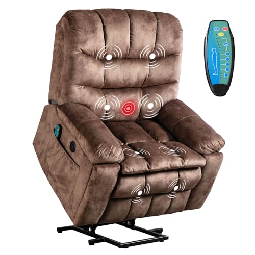 Green Grey Power Lift Recliner T39045