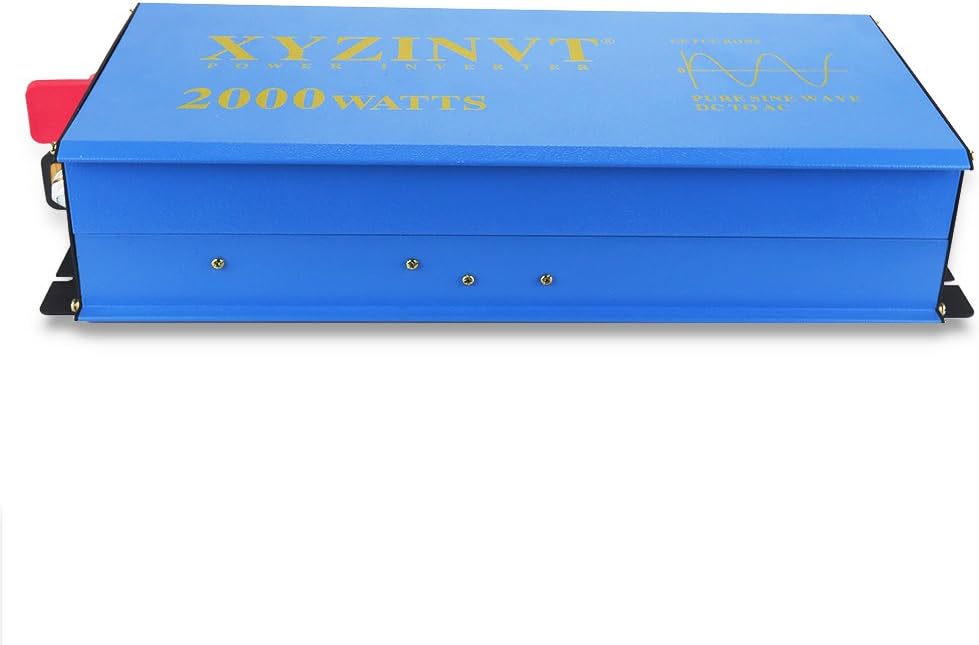 2000W Pure Sine Wave Power Inverter 12V to 120V with Remote Y405