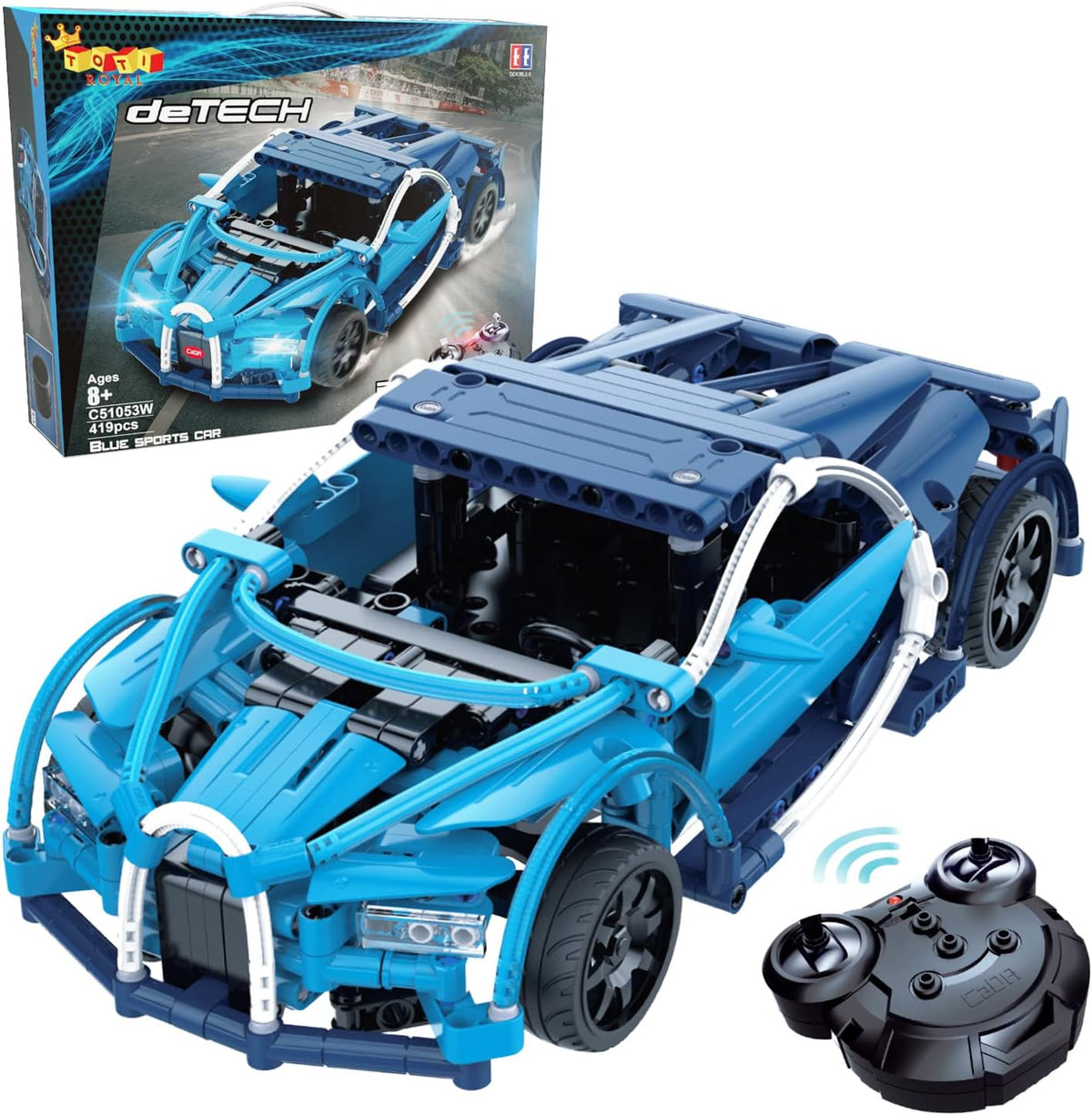 421pcs RC Car Kit STEM Building Toys Q48500