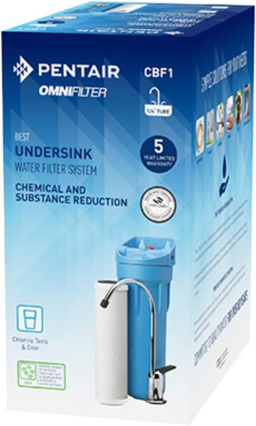 10 Single-Stage Under Sink Water Filtration System with Carbon Cartridge O135730