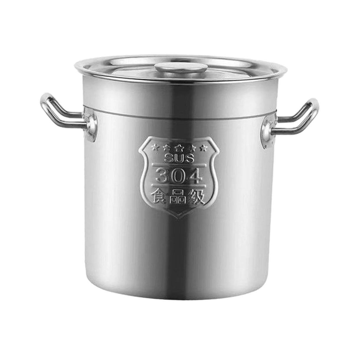 304 Stainless Steel Soup Pot with Lid 20cm F344