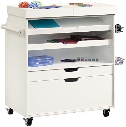 Soft White Craft Cart V1315