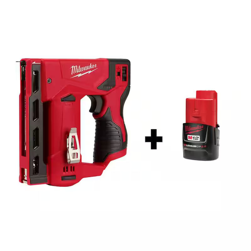 12-Volt Cordless 3/8 in. Crown Stapler with Battery Q792