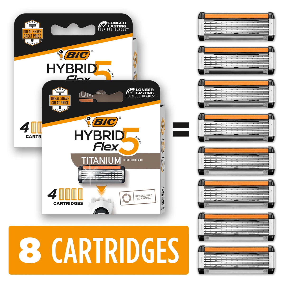 5 Blade Disposable Razor Cartridges Y781905