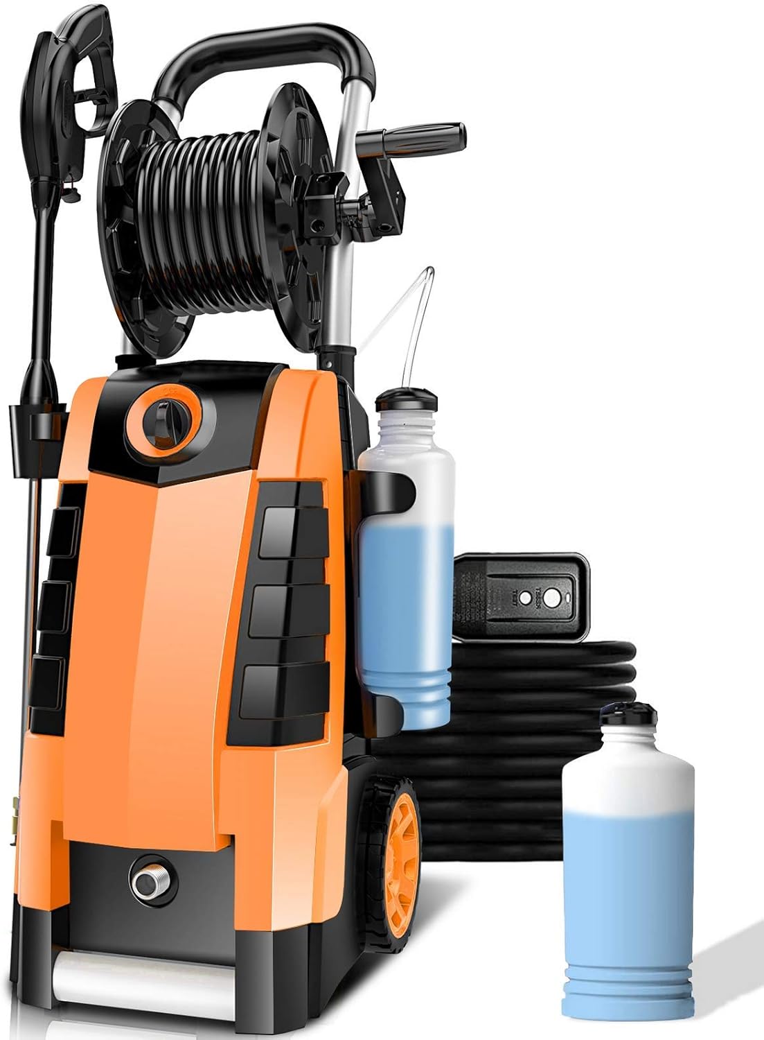 1.9GPM Electric Pressure Washer with 4 Nozzles Foam Cannon R401