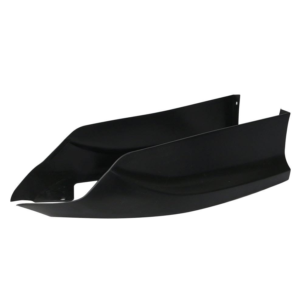 Black 2 Piece Rear Lip Underbody Spoilers K138130