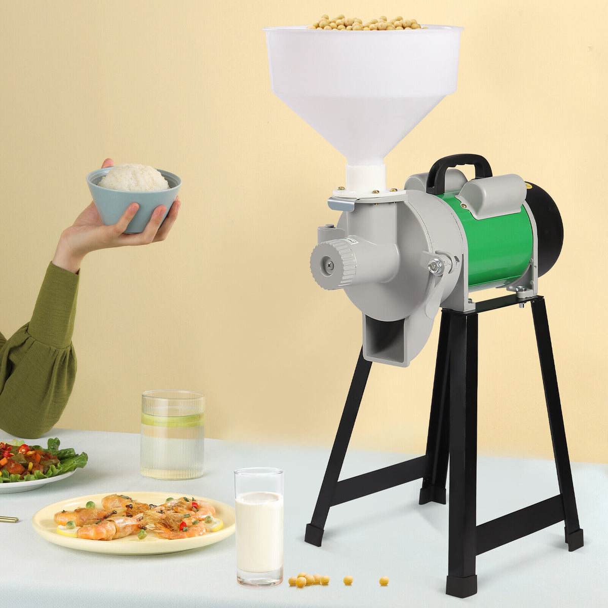 Electric Feed Mill Wet Cereals Grinder Feed Pellet Maker Q480240