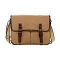 Khaki Canvas Messenger Bag R666240