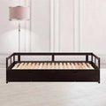 Espresso Solid Wood Daybed with Trundle I719953