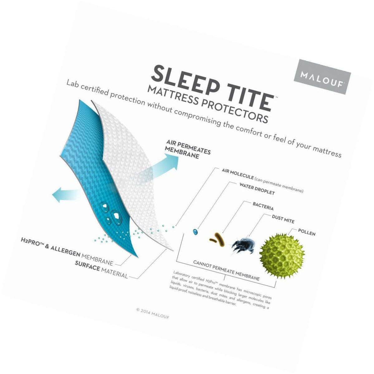 California King Smooth Mattress Protector X526