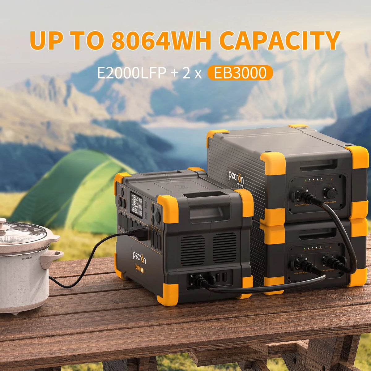3072Wh LiFePO4 Expansion Battery Pack U4841