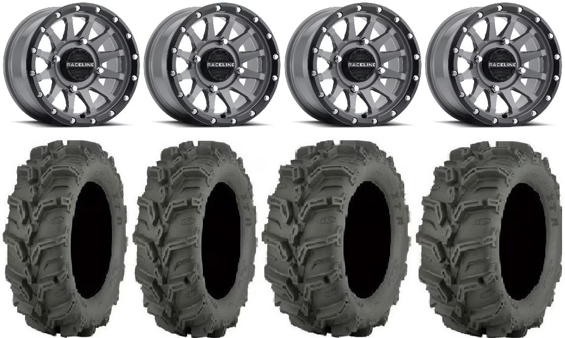 14" Grey Wheels 27" Mud Lite XTR Tires E11743
