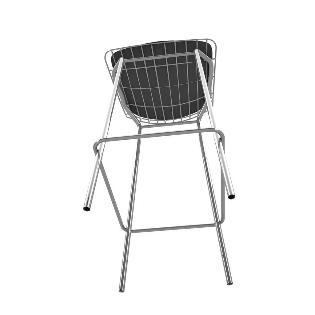Silver and Black Barstool G253862