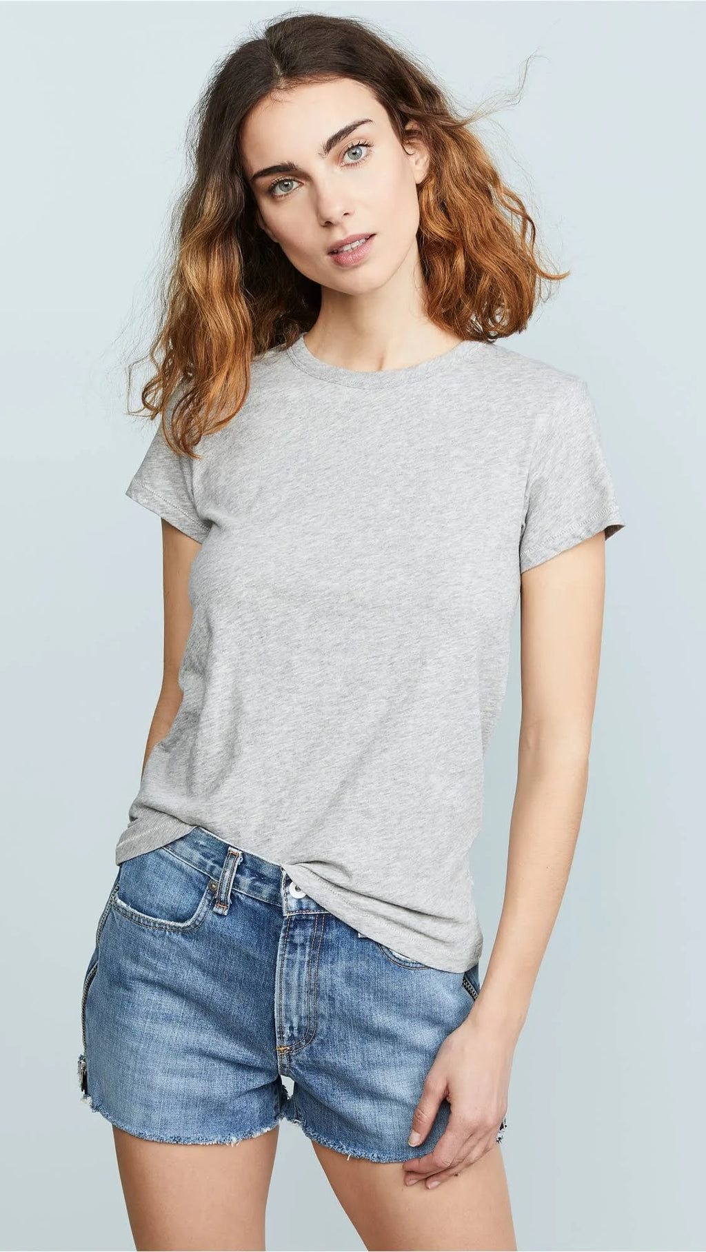 Heather Grey Tee L778