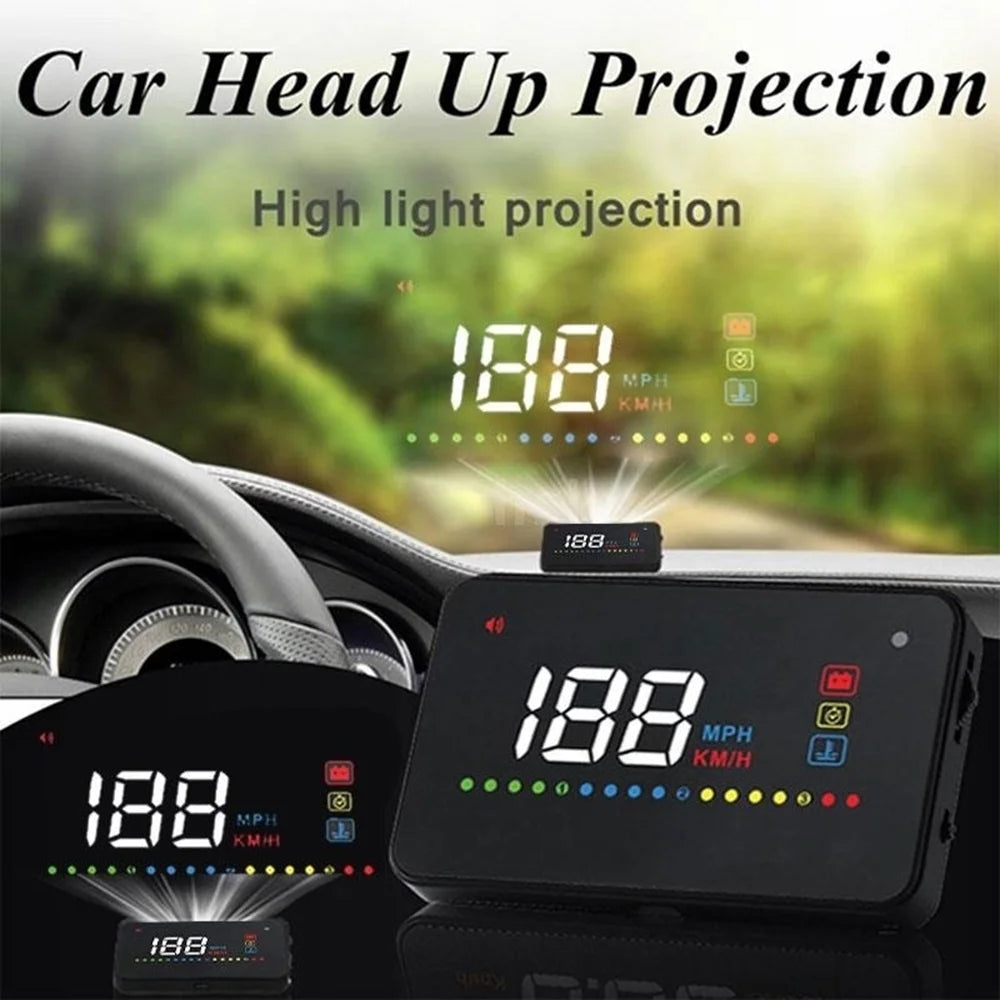 3.5Inch HUD OBD II Speedometer J71356