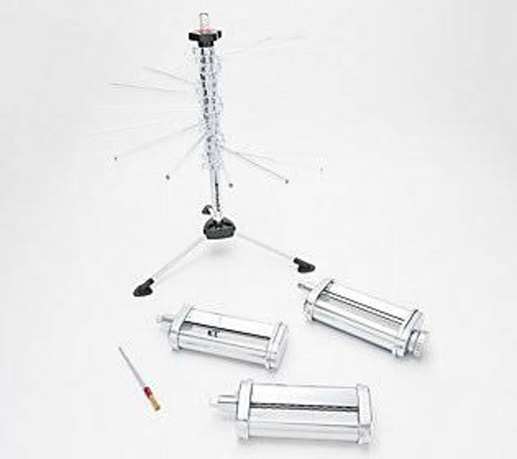 3-Pc Pasta Roller Attachment with Drying Rack J295