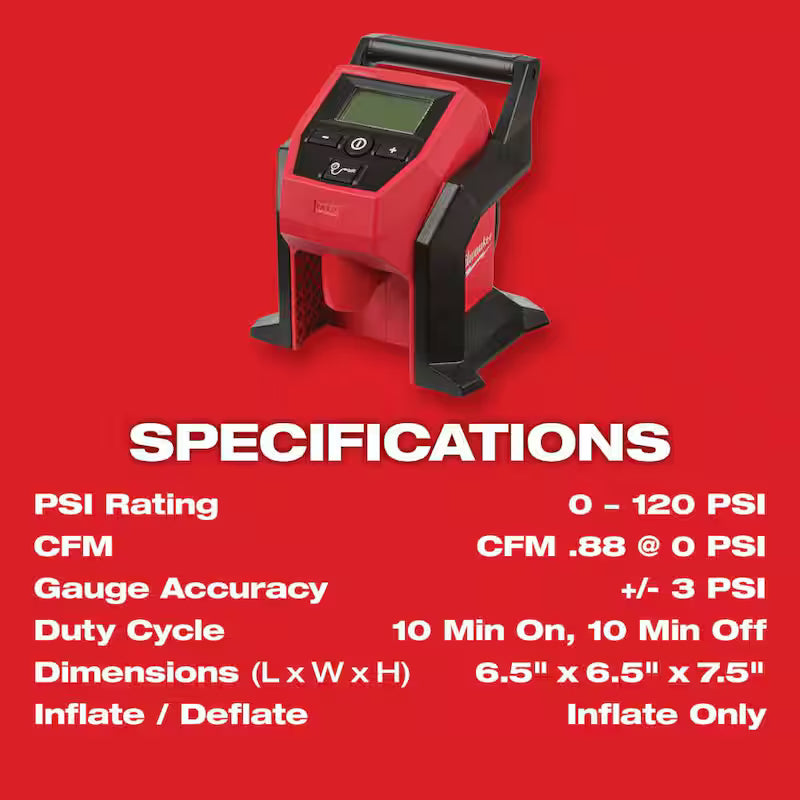 12-Volt Cordless Electric Inflator Q567