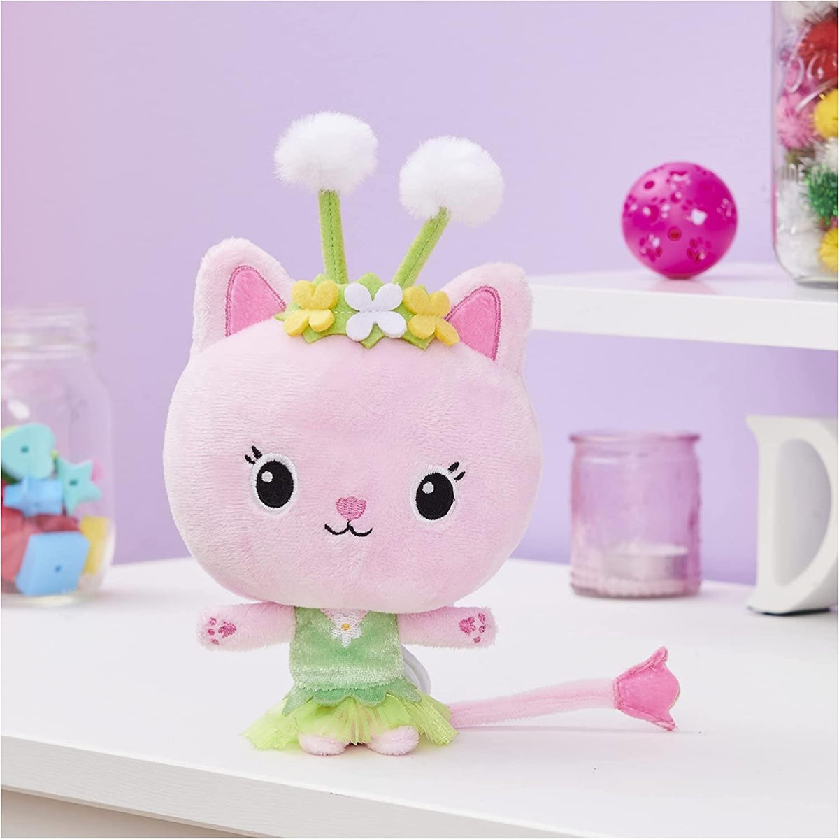 7-inch Kitty Fairy Plush Toy with Storage Carrier P763