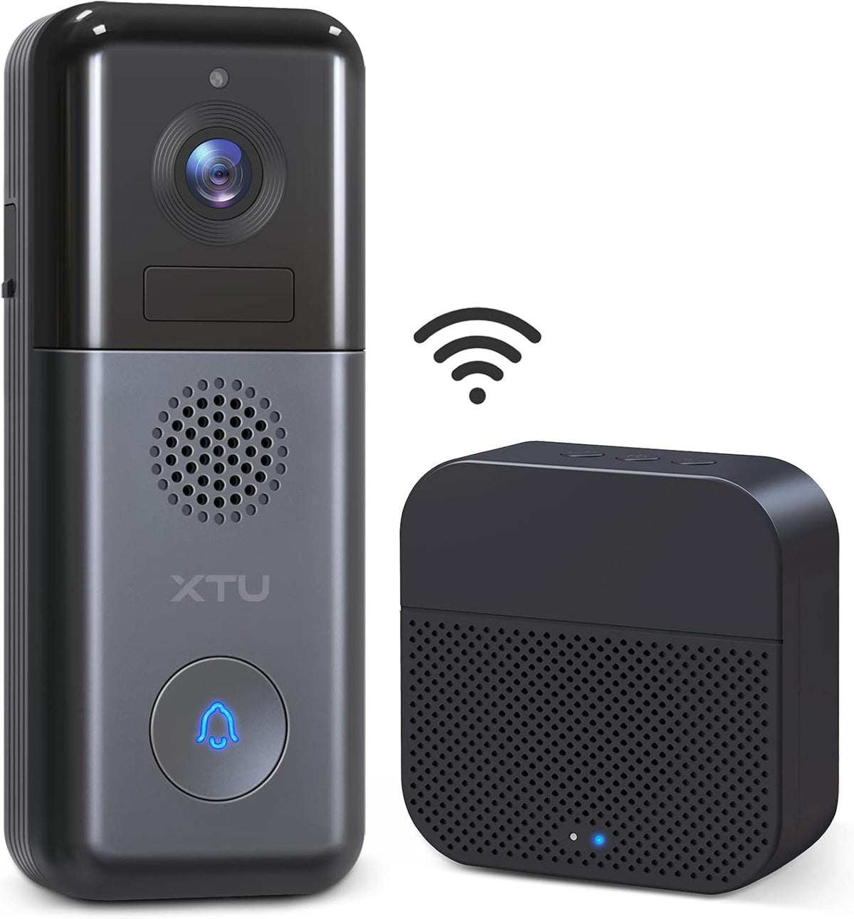 2K Resolution WiFi Video Doorbell Camera with Wireless Chime L8686