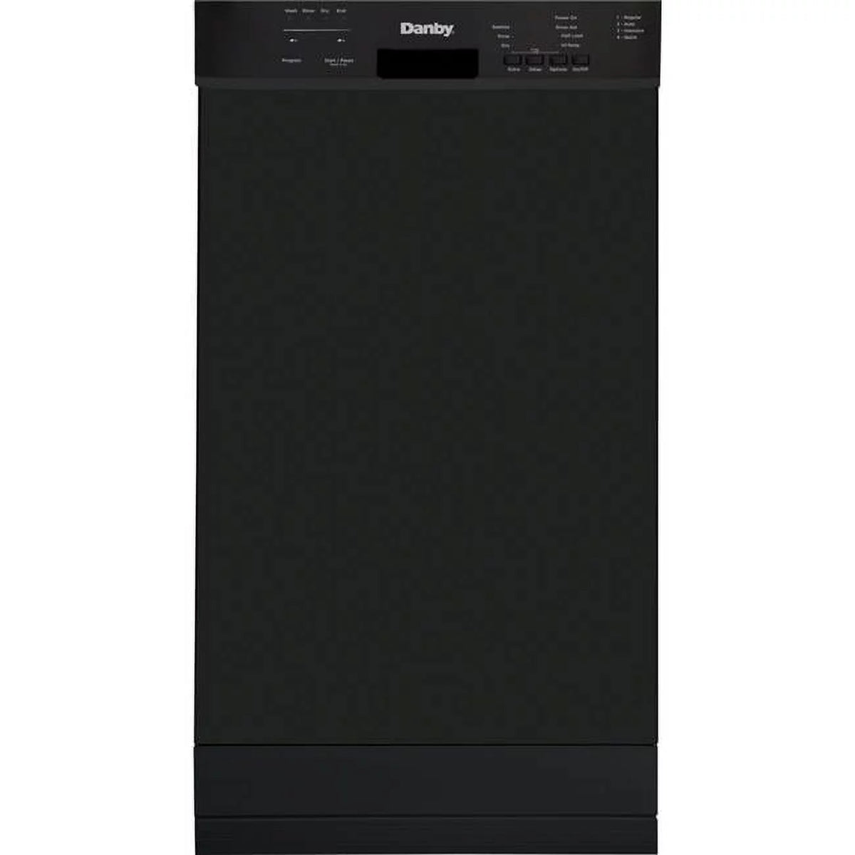 18 in. Built-in Dishwasher with Front Controls, Black C73639