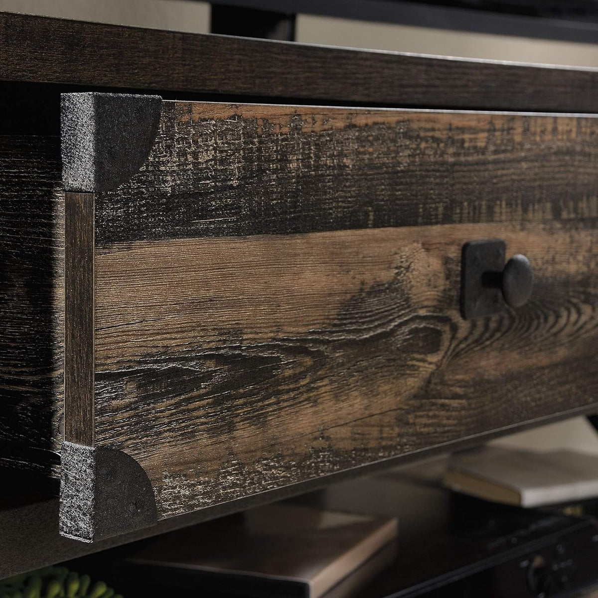 52 Carbon Oak Finish TV Stand T438