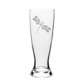 Deep Etched Beer Pilsner Glass B404
