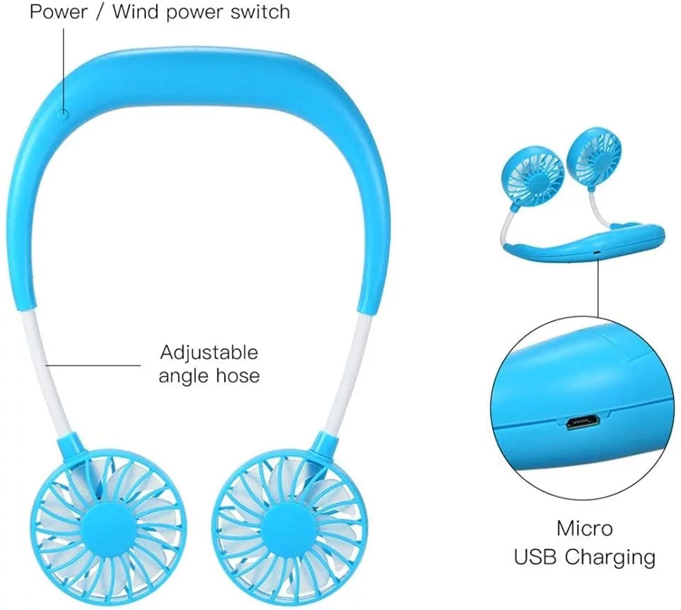Portable Hands-free Neck Fan with 4 Speeds N59706