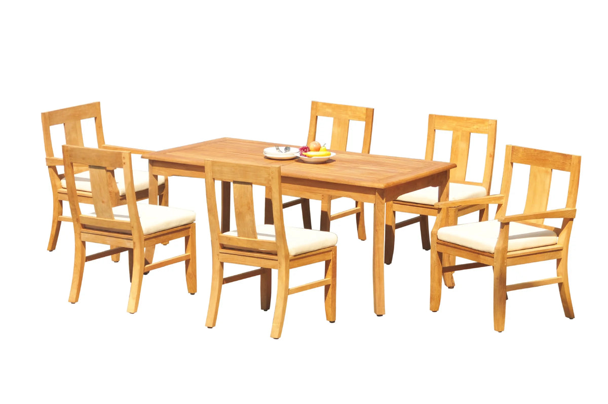 6 Seater 7 Pc Teak Dining Set E4069