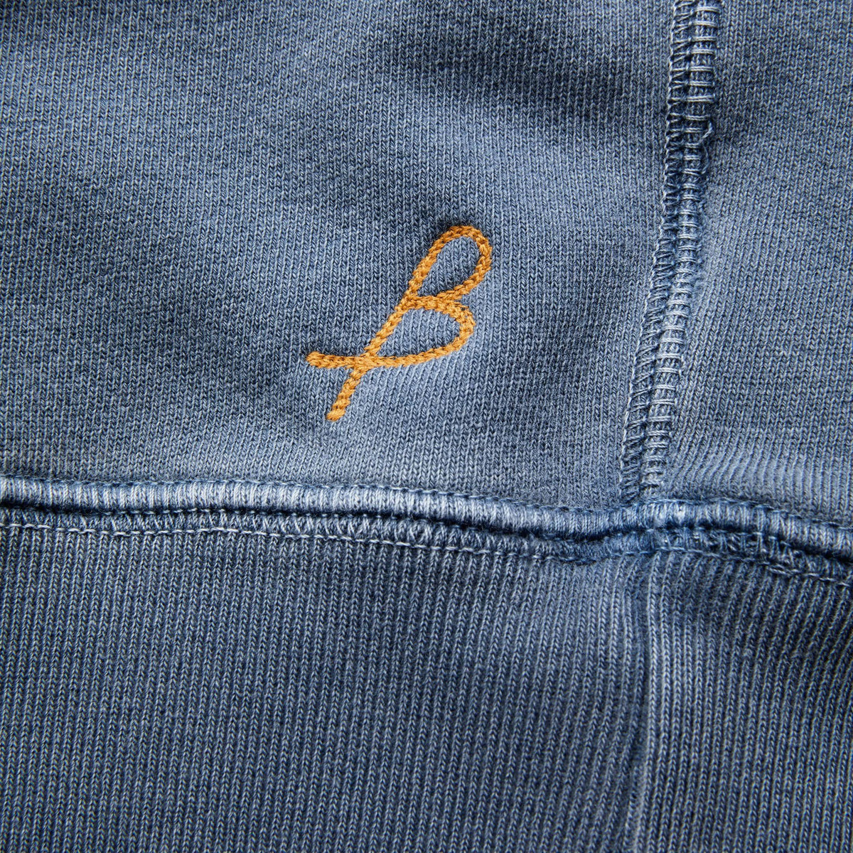 Indigo Garment Dyed Raglan Crew H99231