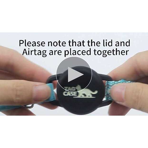 Airtag Cat Collar with Airtag Holder E294